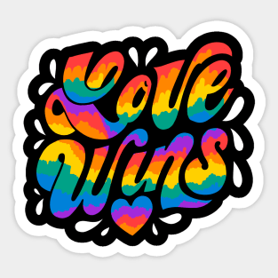 Love Wins Sticker